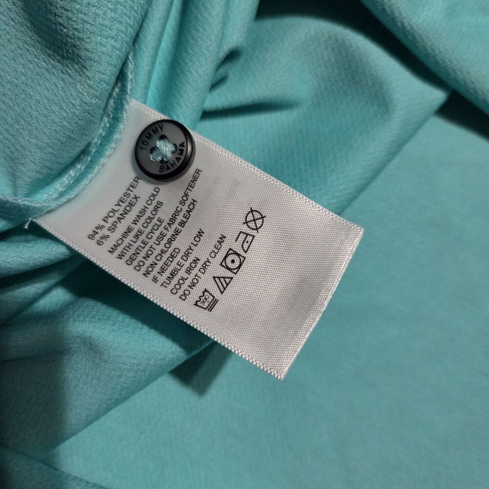 Tommy Bahama Golf Shirt Polo San Raphael IslandZone 3XLB Blue Polyester - Picture 4 of 7